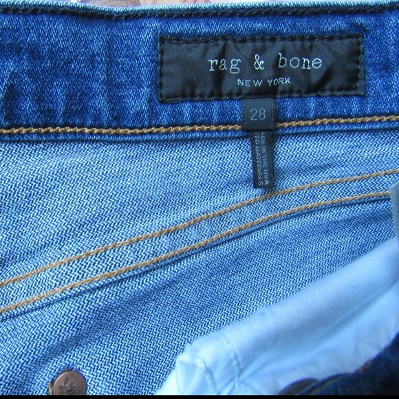 Rag& Bone Women Jeans, Blue ,sz.28, Skinny, inseam 24in - Picture 3 of 8